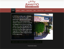 Tablet Screenshot of caffeamaretto.com.au